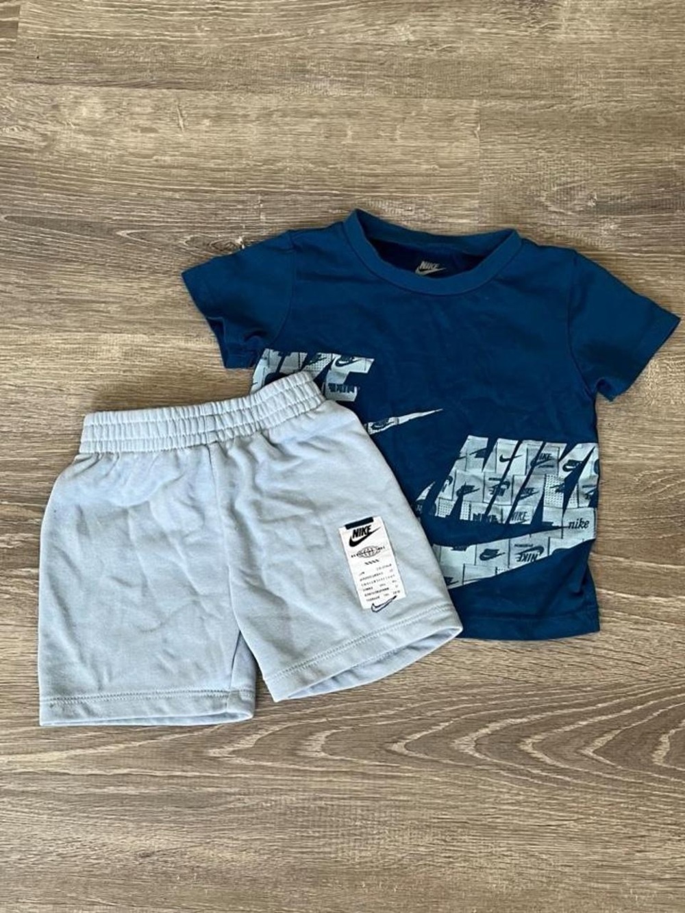 Nike blue club fleece set baby boy